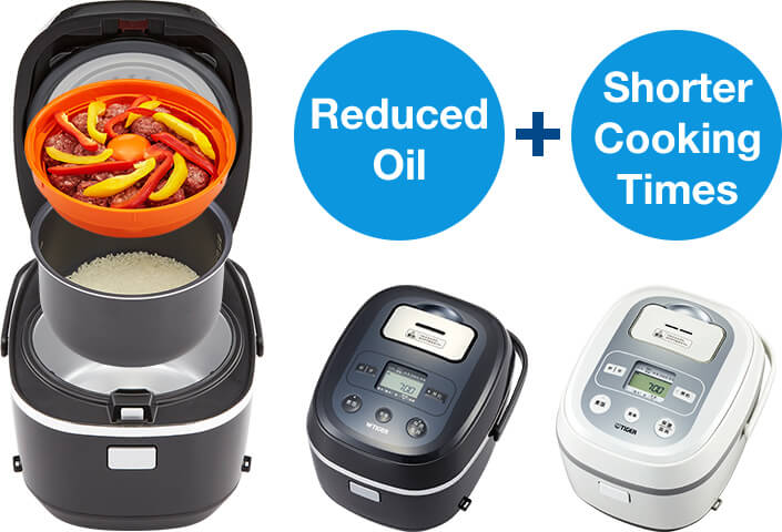 Reduced Oil + Shorter Cooking | Times Make your daily meal more healthy! | Rice Cooker JBX tacook